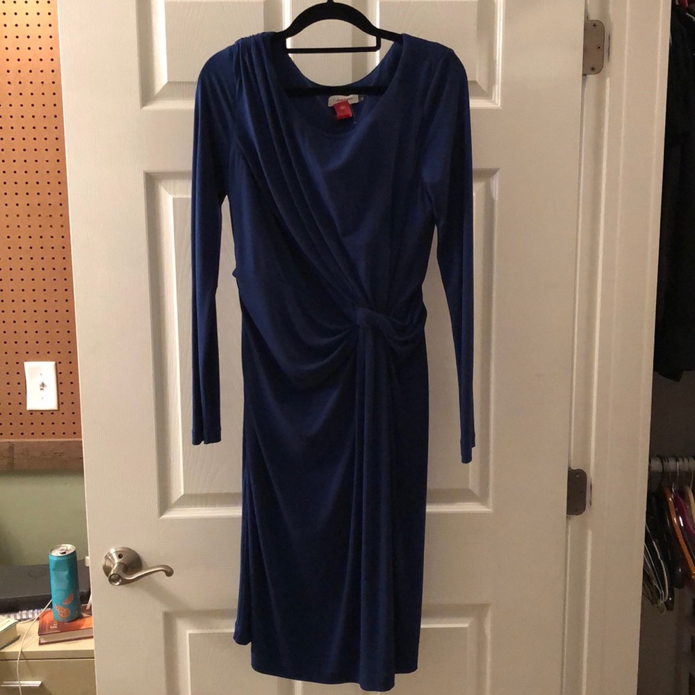 Calvin Klein royal blue work dress